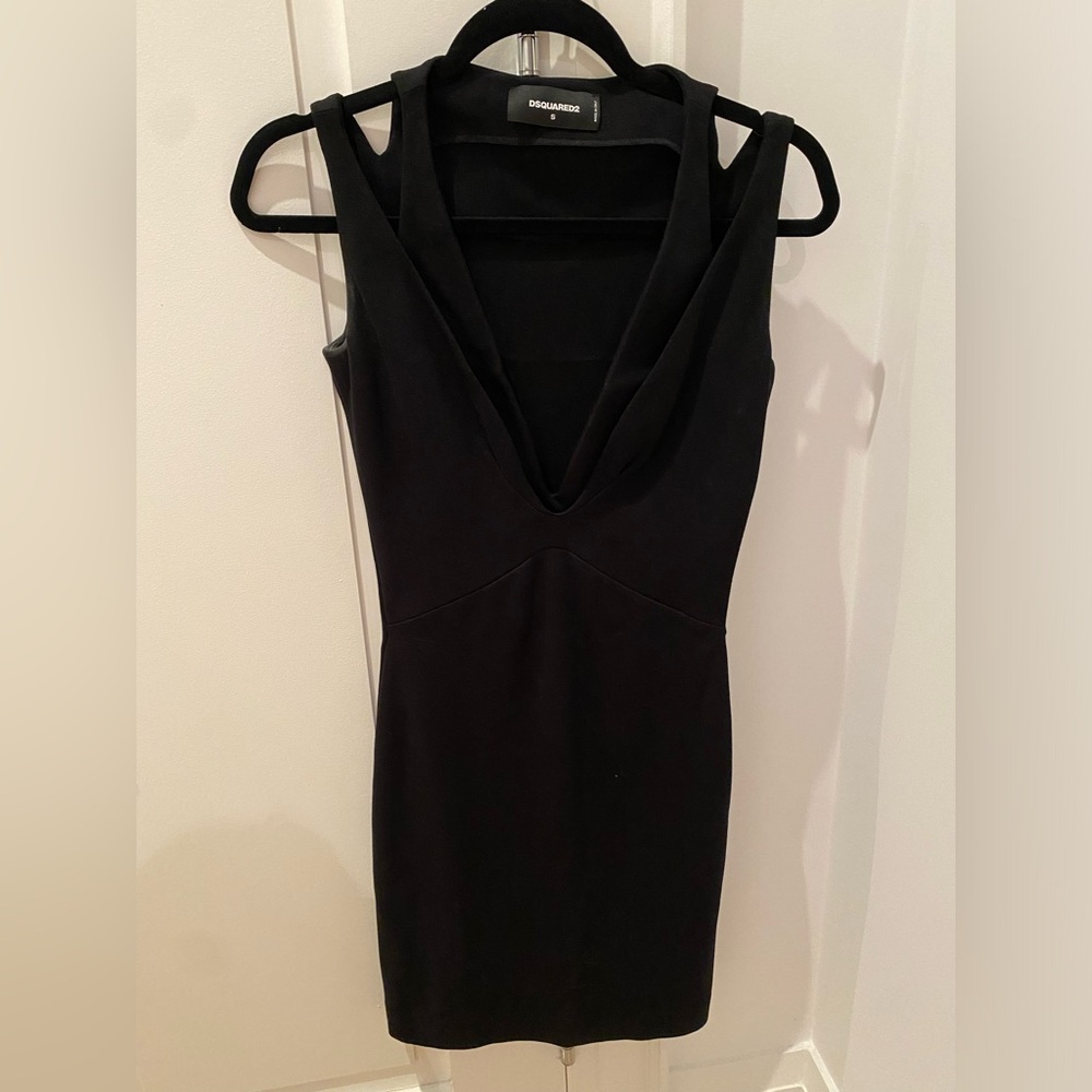 Dsquared Black Mini Dress - Worn once